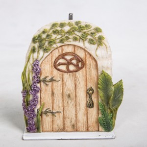 Washed Oak Fairy Door