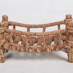 Wooden Rope Bridge